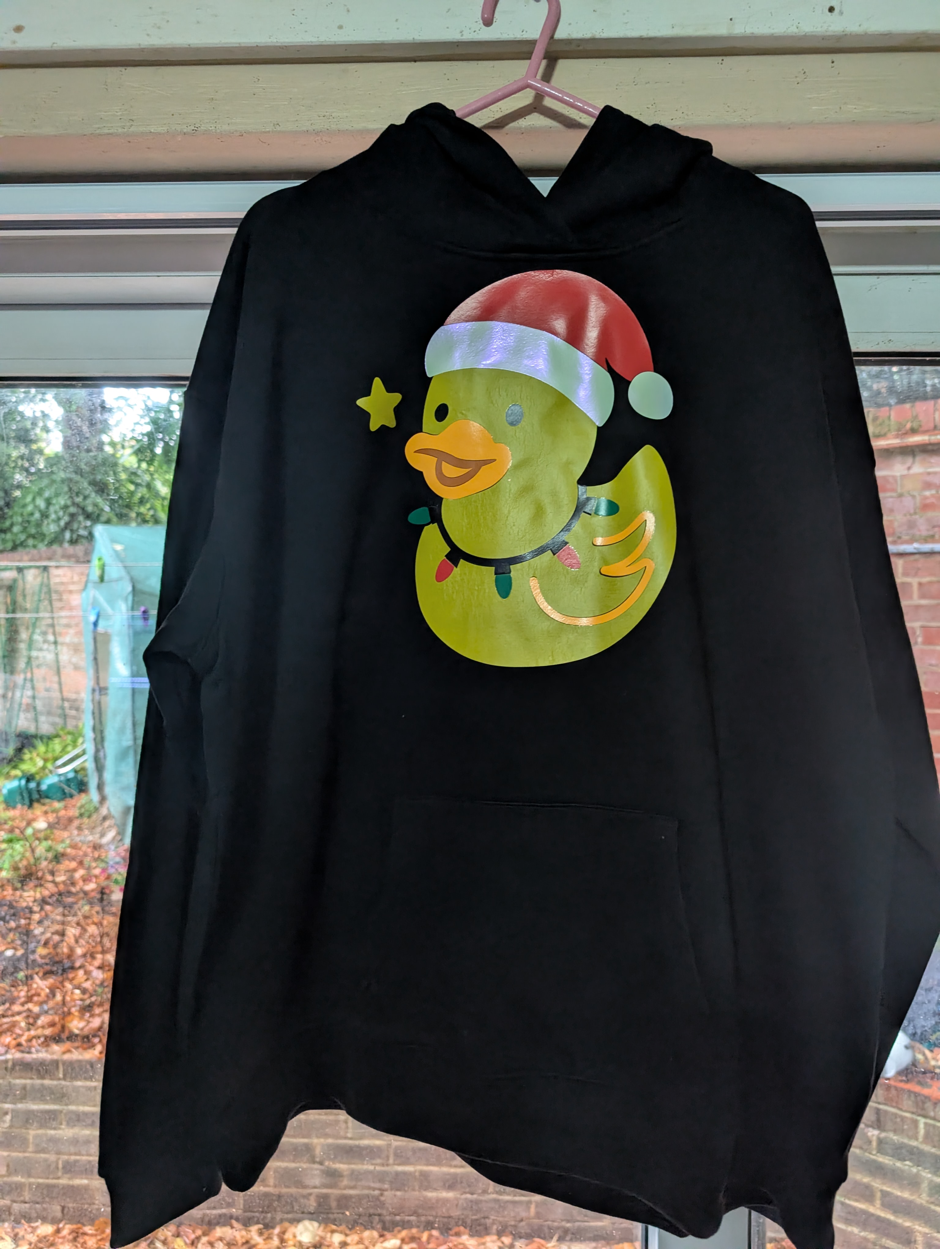 Christmas Rubber Duck Hoodie - Image 3